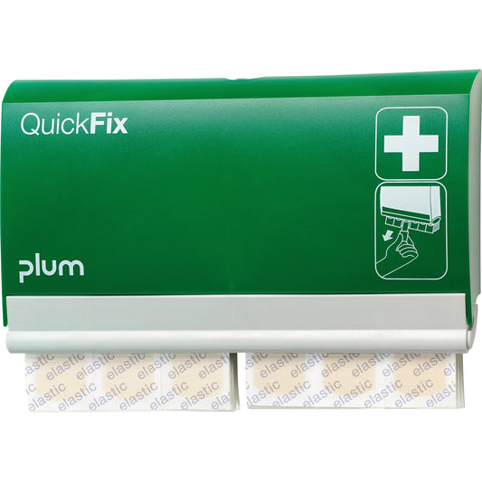 QuickFix Pflasterspender QuickFix Elastic 13,5 x 23 x 3 cm (B x H x T) gefüllt Kunststoff grün