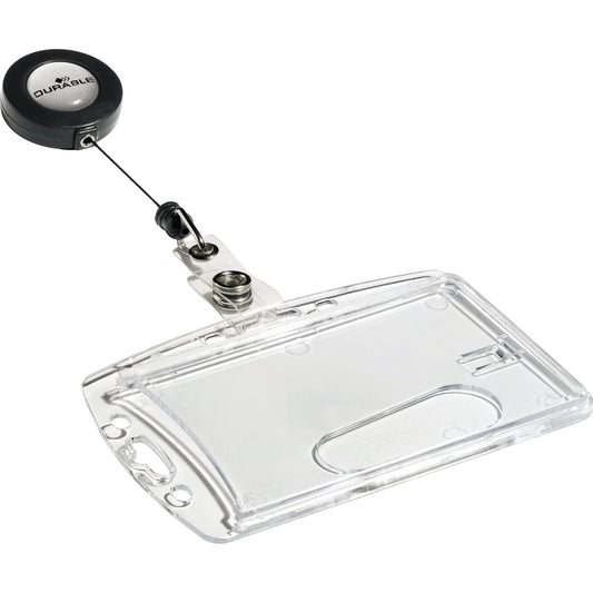 DURABLE Ausweishalter 87 x 54 mm (B x H) Polystyrol transparent 10 St./Pack.