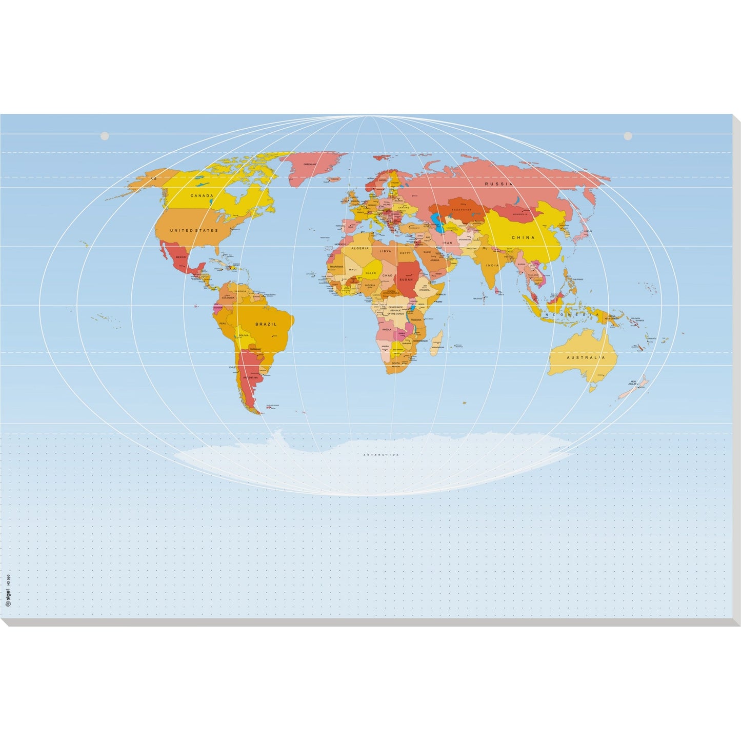 SIGEL Schreibunterlage Design 59,5 x 41 cm (B x H) ohne Kalender Papier mehrfarbig 30 Bl.