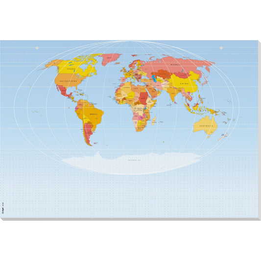 SIGEL Schreibunterlage Design 59,5 x 41 cm (B x H) ohne Kalender Papier mehrfarbig 30 Bl.