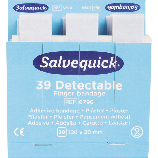 Salvequick Nachfüllset Pflasterspender Detectable Refill 6796 Salvequick Pflasterspender Blue Detectable 1009072 39 St./Pack.