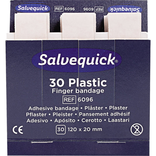 Salvequick Nachfüllset Pflasterspender Refill 6096 Salvequick Pflasterspender Blue Detectable 1009072 30 St./Pack.