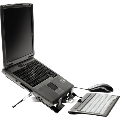 BakkerElkhuizen Notebookständer FlexTop 270 höhenverstellbar Hylite silber