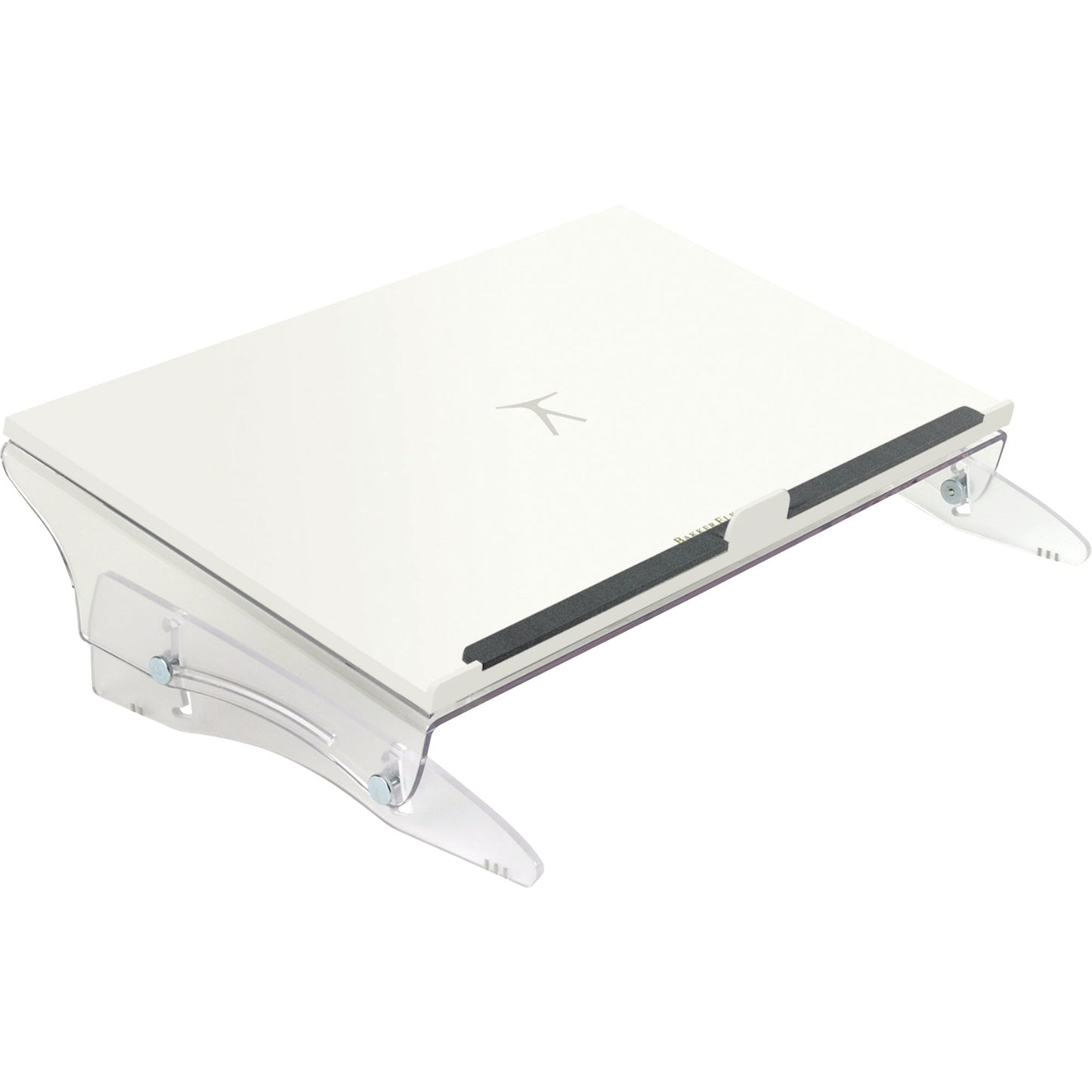 BakkerElkhuizen Konzepthalter FlexDesk 630 DIN A3 höhenverstellbar ohne Neigungsverstellung Acrylglas/Kunststoff transparent/weiß