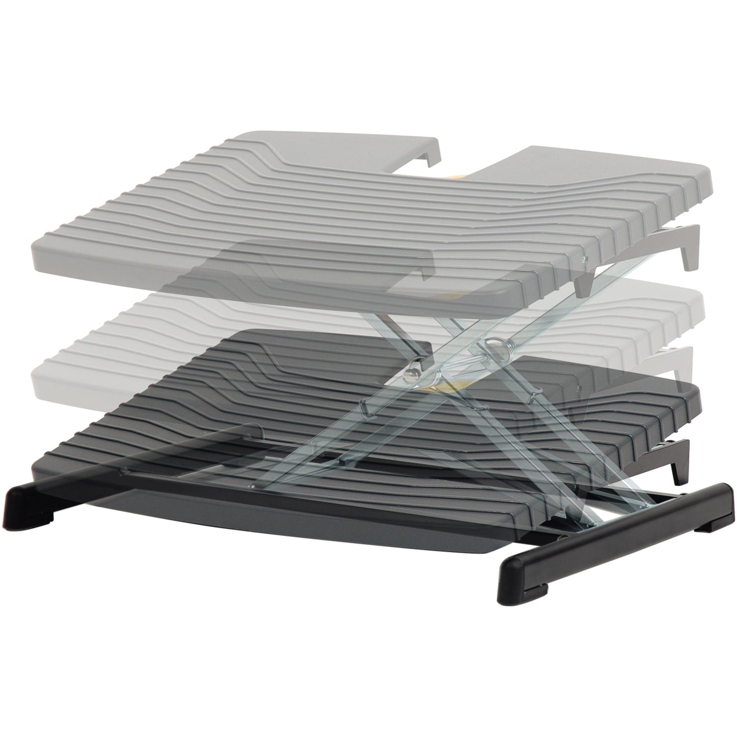 BakkerElkhuizen Fußstütze Pro 959 Footrest 49 x 9 x 40 cm (B x H x T) Kunststoff schwarz