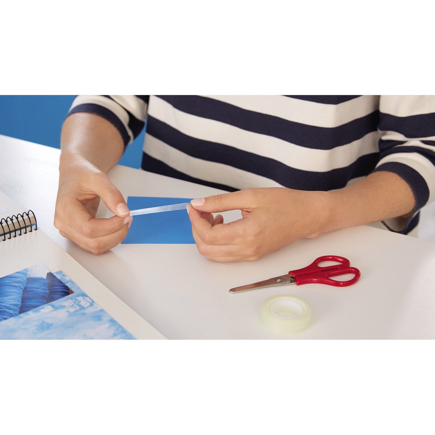 tesa® Klebefilm 12 mm x 7,5 m (B x L) beidseitig klebend Polypropylen transparent 2 St./Pack.