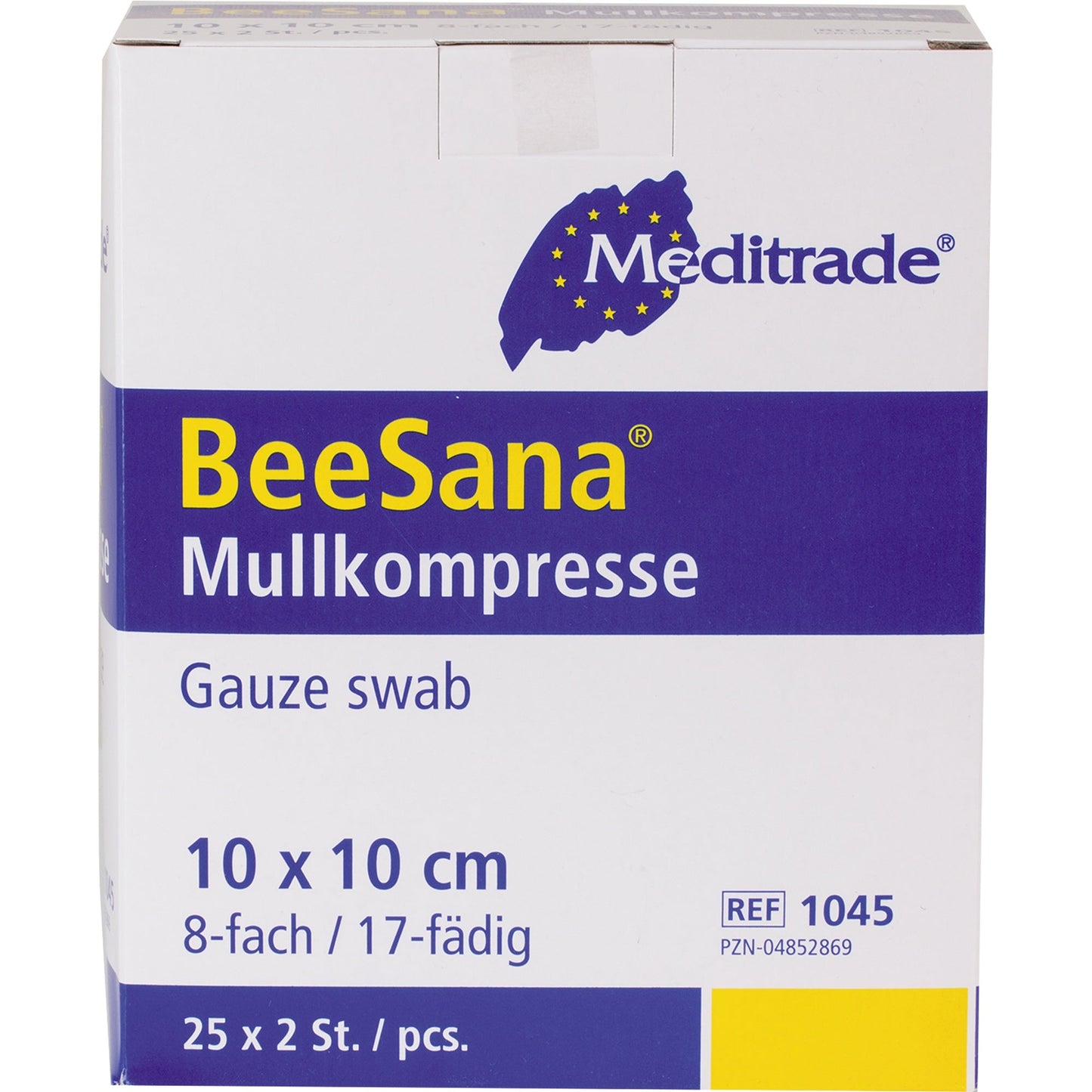 SÖHNGEN® Kompresse 10 x 10 cm (B x L) 100 % Baumwolle 25 St./Pack.