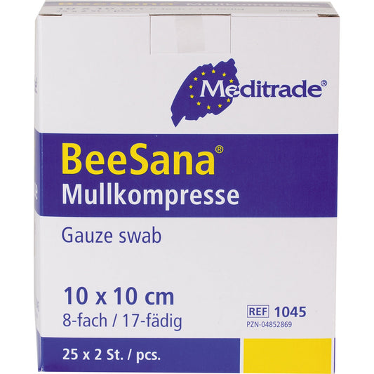 SÖHNGEN® Kompresse 10 x 10 cm (B x L) 100 % Baumwolle 25 St./Pack.