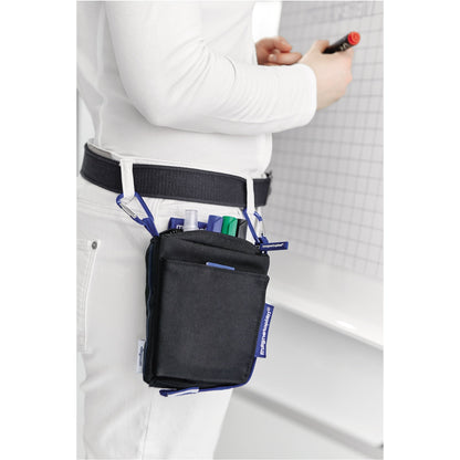 magnetoplan® Moderationstasche Action Holster 15 x 19 x 4,5 cm (B x H x T) 8 Teile Polyester schwarz