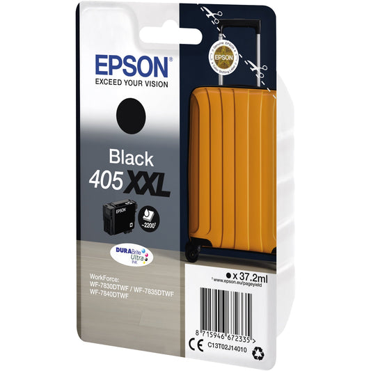 Epson Tintenpatrone Originalzubehör 405XXL ca. 2.200 Seiten schwarz 37,2ml
