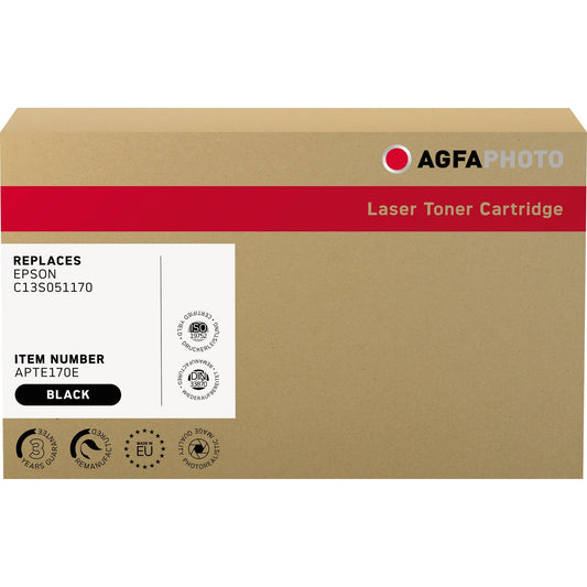AgfaPhoto Toner kein Originalzubehör Kompatibel mit: Epson S051170 ca. 20.000 Seiten schwarz