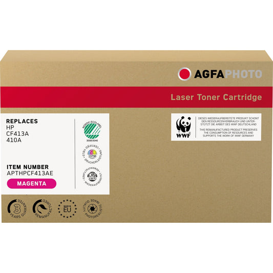 AgfaPhoto Toner kein Originalzubehör Kompatibel mit: HP 410A ca. 2.300 Seiten magenta