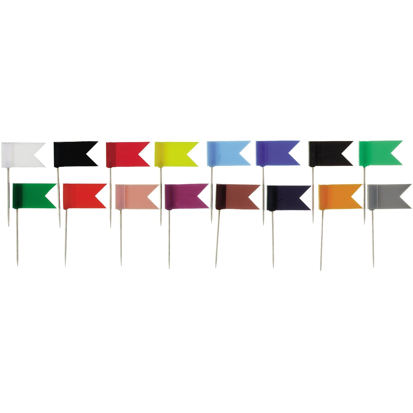 ALCO Markierungsfahne 15 x 30 mm (B x L) Kunststoff farbig sortiert 20 St./Pack.