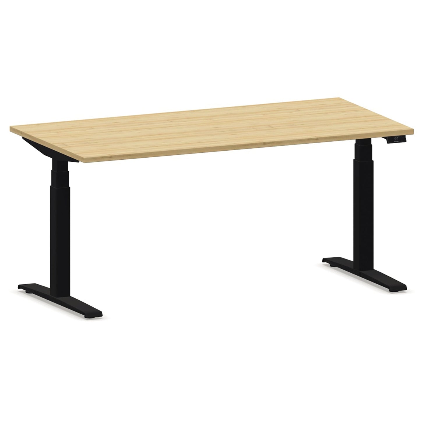 NowyStyl Schreibtisch eModel 2.0 Maße: 1.800 x 640-1.300 x 1.000 mm (B x H x T) Holz natural country beech