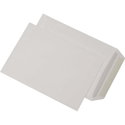 MAILmedia Versandtasche DIN C5 162 x 229 mm (B x H) mit gummierter Klappe ohne Fenster 90g/m² ohne Fadenverstärkung weiß 500 St./Pack.