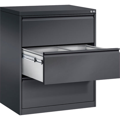 C+P Hängeregistraturschrank Acurado 787 x 1.045 x 590 mm (B x H x T) Stahl, lackiert schwarzgrau