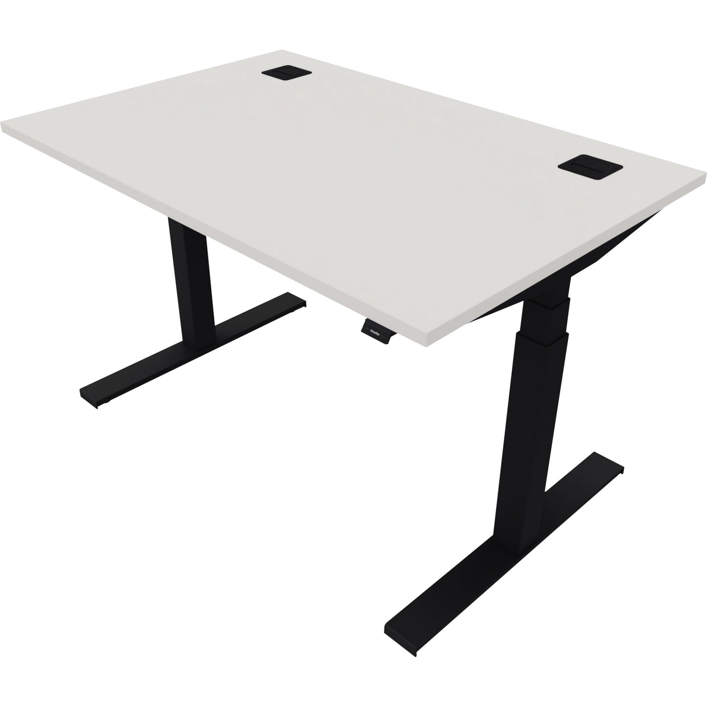 NowyStyl Schreibtisch eModel 2.0 Maße: 1.200 x 640-1.300 x 800 mm (B x H x T) Holz weiß