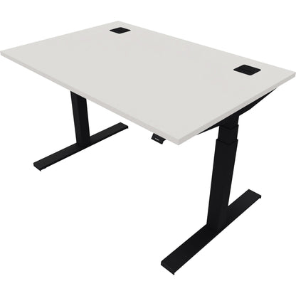 NowyStyl Schreibtisch eModel 2.0 Maße: 1.200 x 640-1.300 x 800 mm (B x H x T) Holz weiß