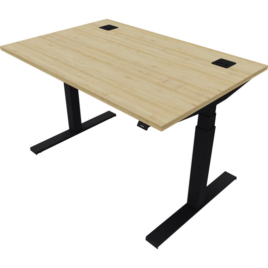 NowyStyl Schreibtisch eModel 2.0 Maße: 1.200 x 640-1.300 x 800 mm (B x H x T) Holz natural country beech