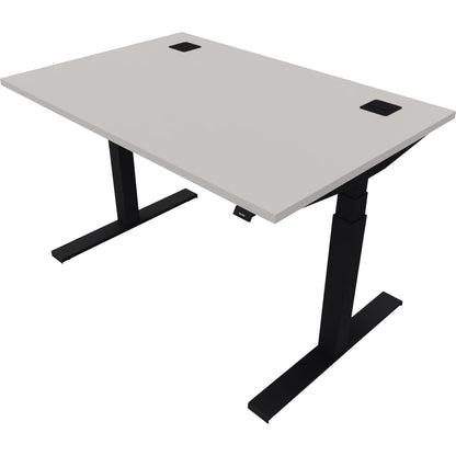 NowyStyl Schreibtisch eModel 2.0 Maße: 1.200 x 640-1.300 x 800 mm (B x H x T) Holz platinum