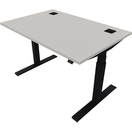 NowyStyl Schreibtisch eModel 2.0 Maße: 1.200 x 640-1.300 x 800 mm (B x H x T) Holz platinum