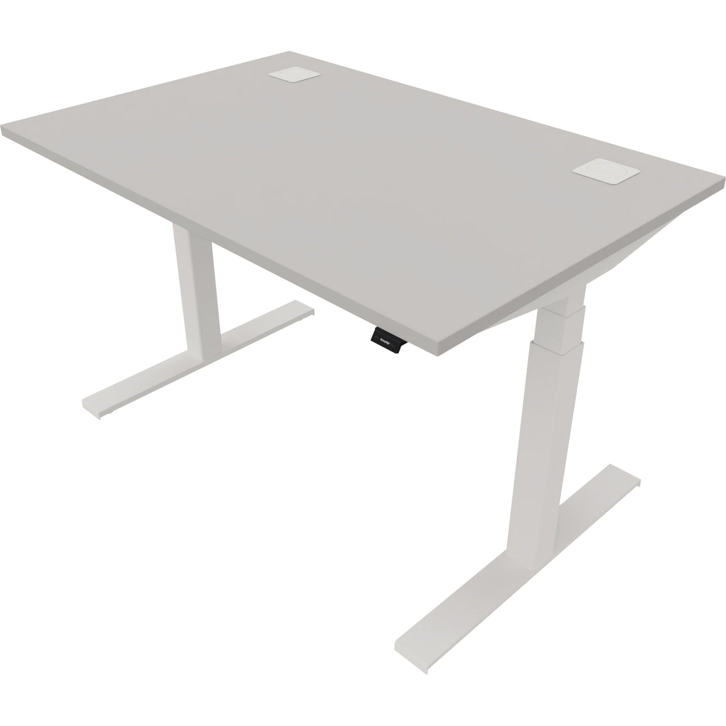 NowyStyl Schreibtisch eModel 2.0 Maße: 1.200 x 640-1.300 x 800 mm (B x H x T) Holz platinum
