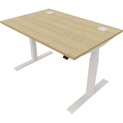 NowyStyl Schreibtisch eModel 2.0 Maße: 1.200 x 640-1.300 x 800 mm (B x H x T) Holz natural country beech