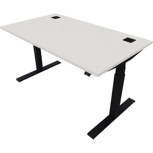 NowyStyl Schreibtisch eModel 2.0 Maße: 1.400 x 640-1.300 x 800 mm (B x H x T) Holz weiß