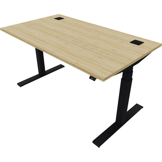 NowyStyl Schreibtisch eModel 2.0 Maße: 1.400 x 640-1.300 x 800 mm (B x H x T) Holz natural country beech