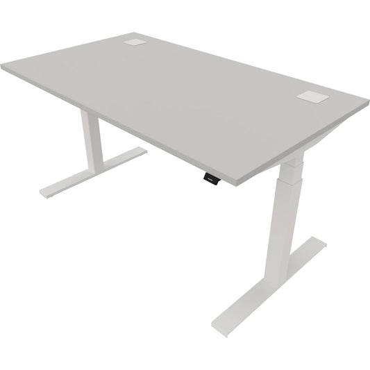 NowyStyl Schreibtisch eModel 2.0 Maße: 1.400 x 640-1.300 x 800 mm (B x H x T) Holz platinum