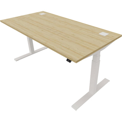 NowyStyl Schreibtisch eModel 2.0 Maße: 1.600 x 640-1.300 x 800 mm (B x H x T) Holz natural country beech