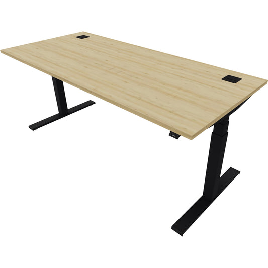 NowyStyl Schreibtisch eModel 2.0 Maße: 1.800 x 640-1.300 x 800 mm (B x H x T) Holz natural country beech