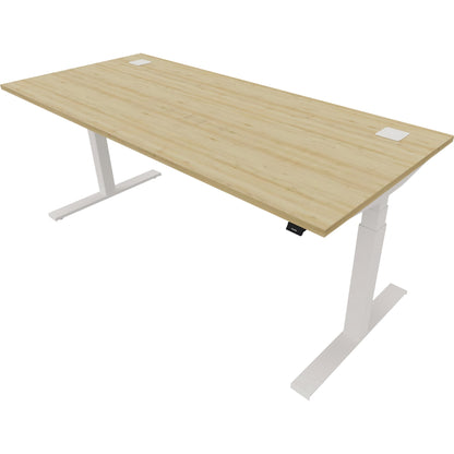 NowyStyl Schreibtisch eModel 2.0 Maße: 1.800 x 640-1.300 x 800 mm (B x H x T) Holz natural country beech