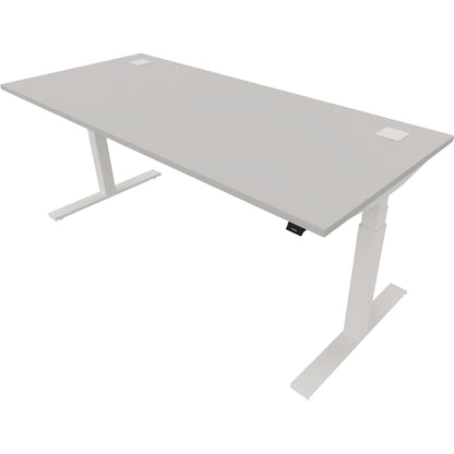 NowyStyl Schreibtisch eModel 2.0 Maße: 1.800 x 640-1.300 x 800 mm (B x H x T) Holz platinum