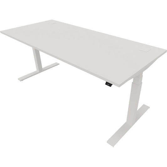 NowyStyl Schreibtisch eModel 2.0 Maße: 1.800 x 640-1.300 x 800 mm (B x H x T) Holz weiß