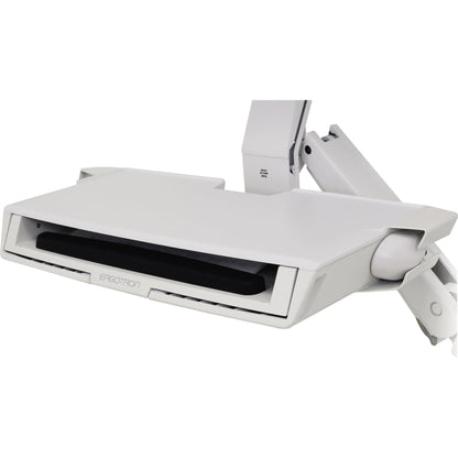 ERGOTRON Sitz-Steh-Arbeitsplatz StyleView® Sit-Stand Combo 57,8 x 26,9 cm (B x T) Aluminium, poliert weiß