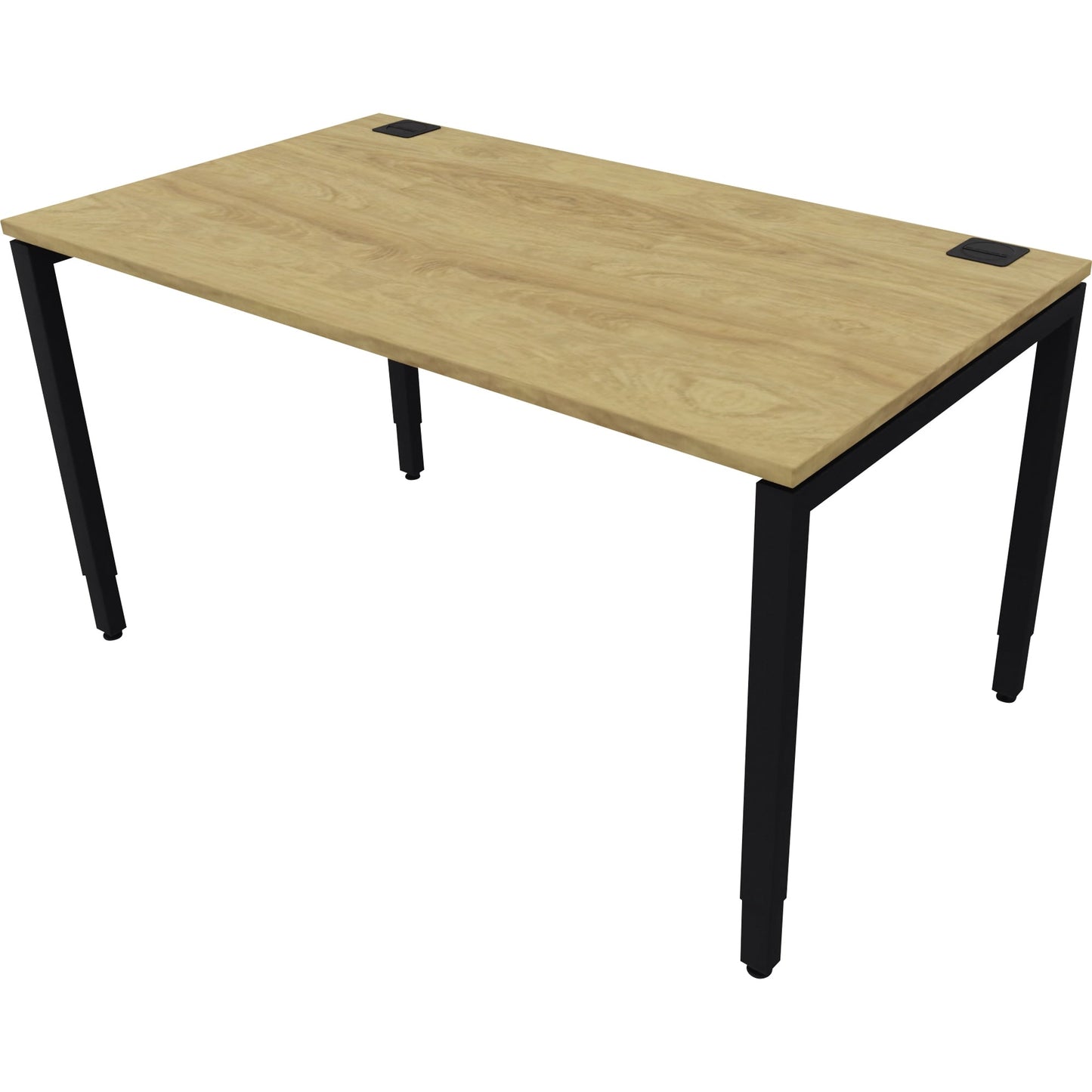 NowyStyl Schreibtisch Maße: 1.400 x 640-860 x 800 mm (B x H x T) Holz natural hickory