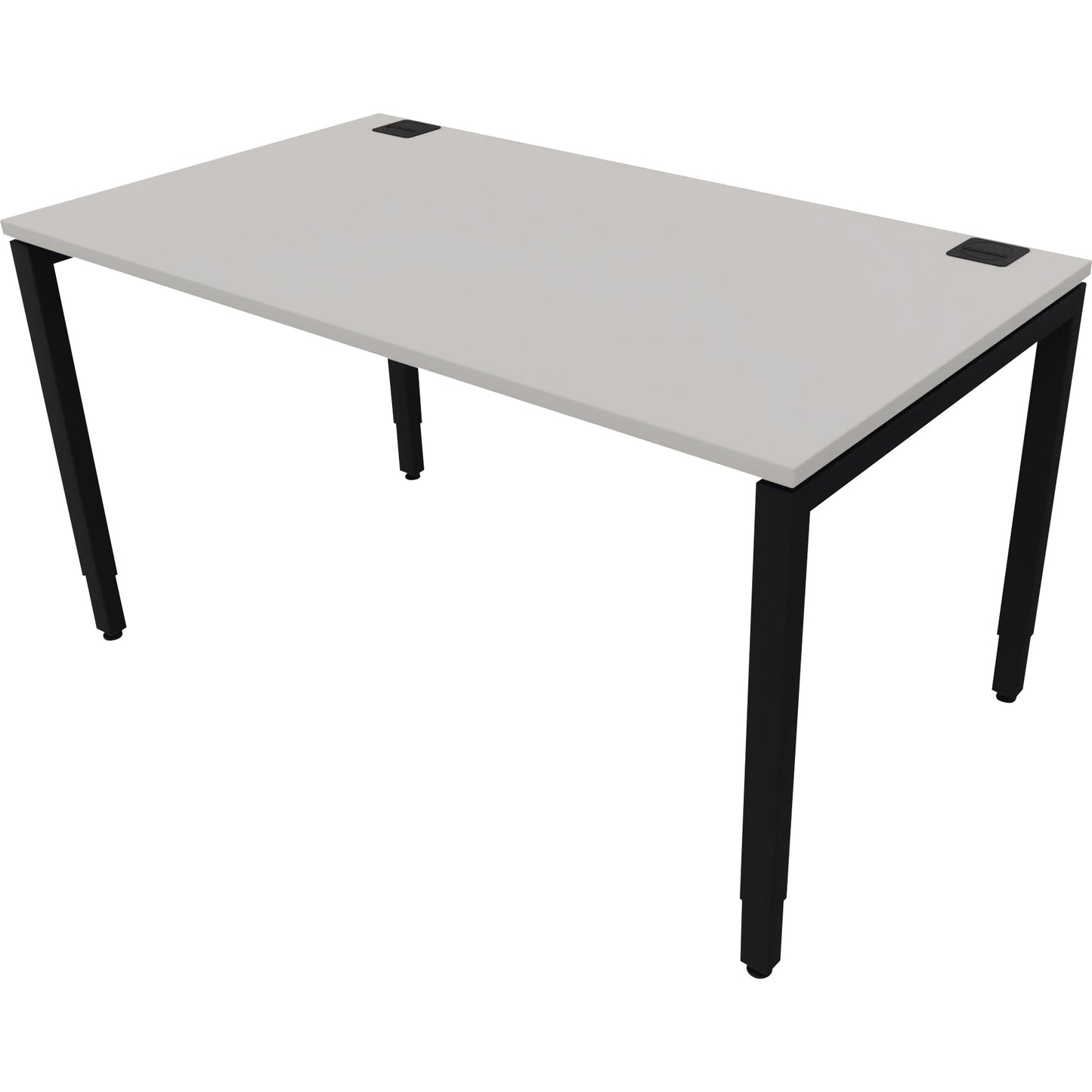 NowyStyl Schreibtisch Maße: 1.400 x 640-860 x 800 mm (B x H x T) Holz platinum