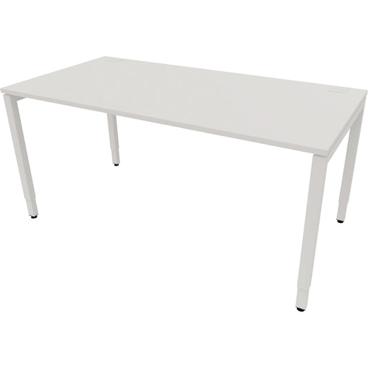 NowyStyl Büroschreibtisch manuell 160x80cm ws/weiß