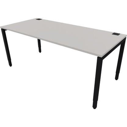 NowyStyl Schreibtisch Maße: 1.800 x 640-860 x 800 mm (B x H x T) Holz platinum