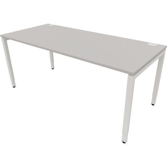 NowyStyl Schreibtisch Maße: 1.800 x 640-860 x 800 mm (B x H x T) Holz platinum