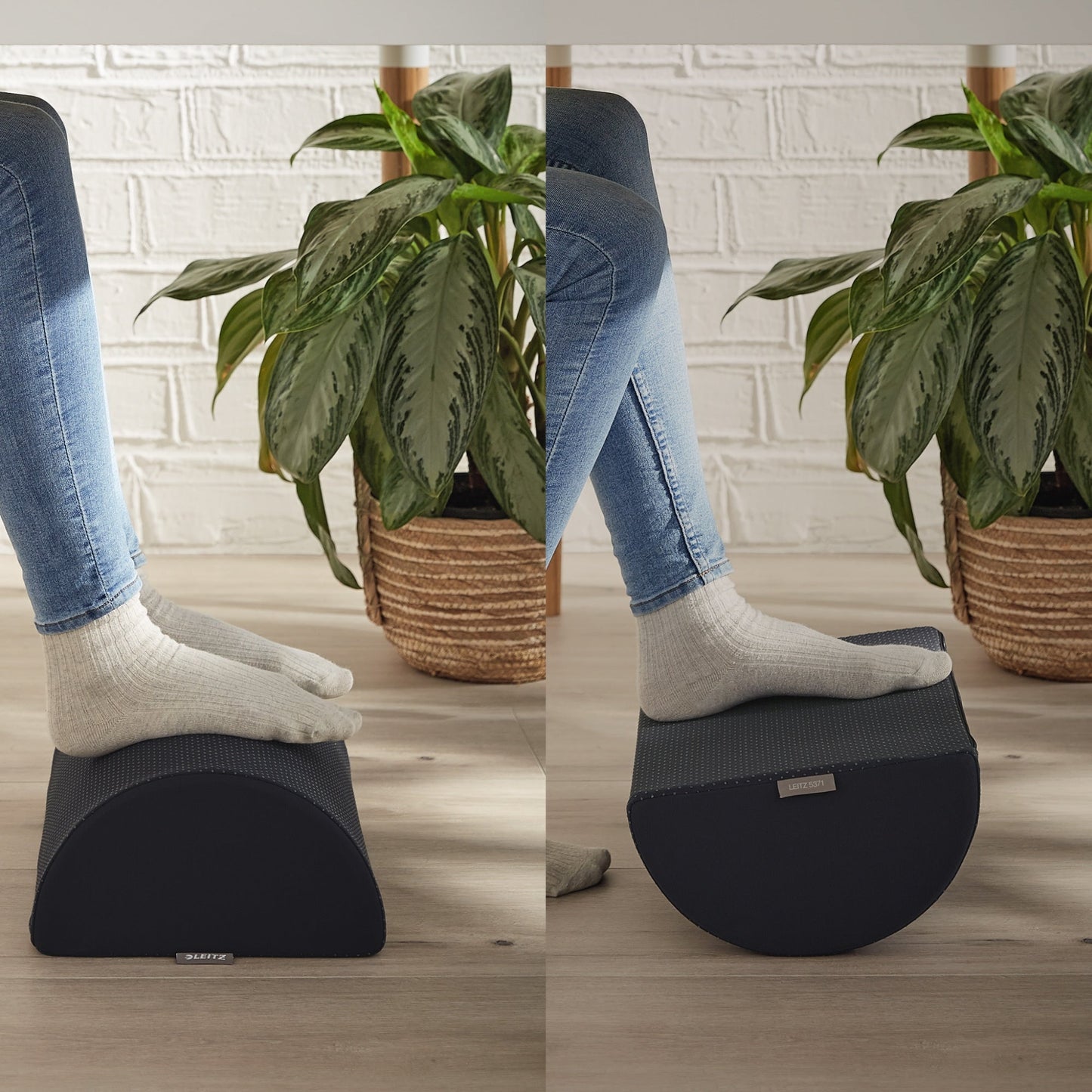 Leitz Fußstütze Ergo Cosy 40,5 x 14 x 26 cm (B x H x T) grau