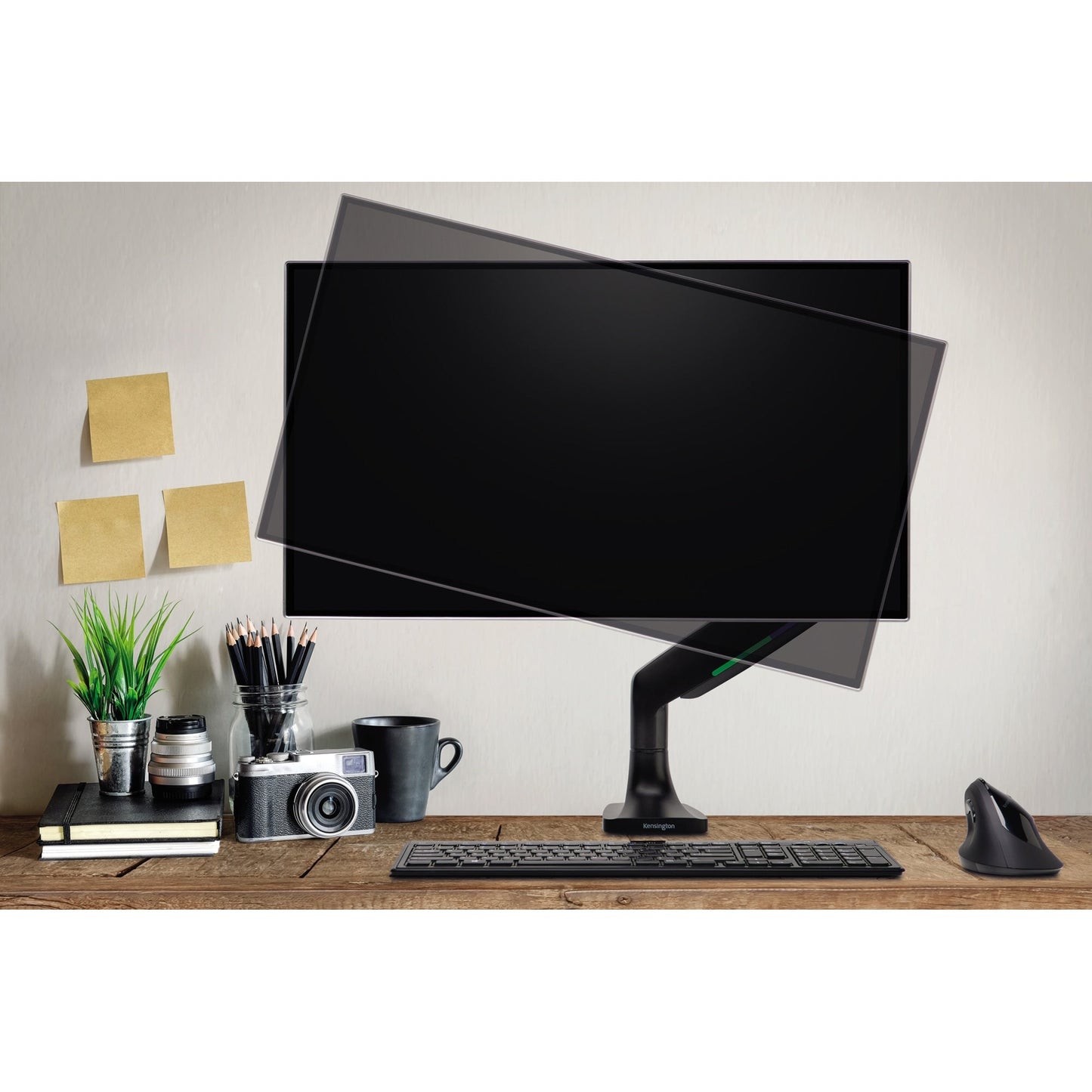 Kensington Monitorschwenkarm SmartFit® One-Touch 9kg Aluminium/Stahl/Kunststoff schwarz