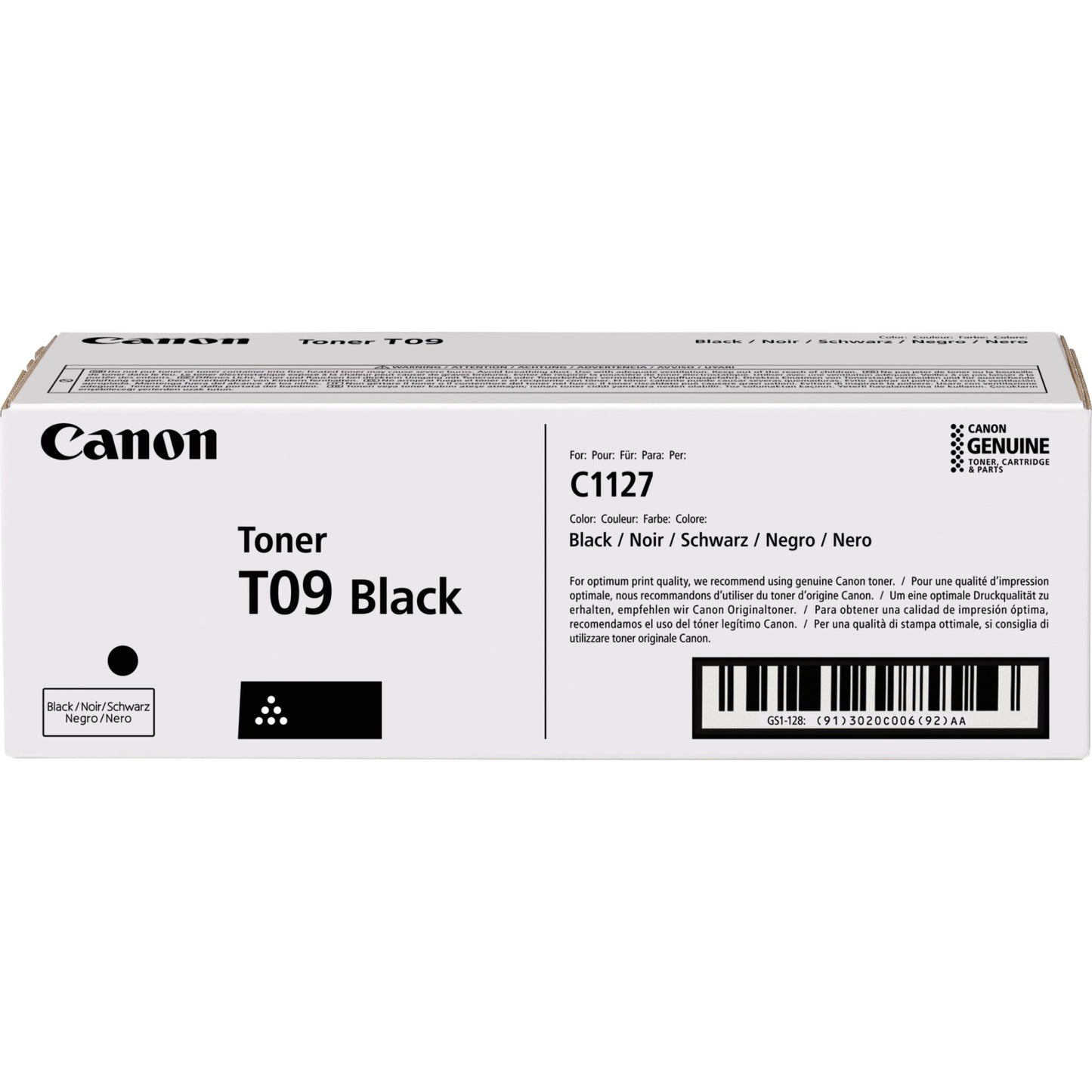 Canon Toner Originalzubehör T09BK ca. 7.600 Seiten schwarz