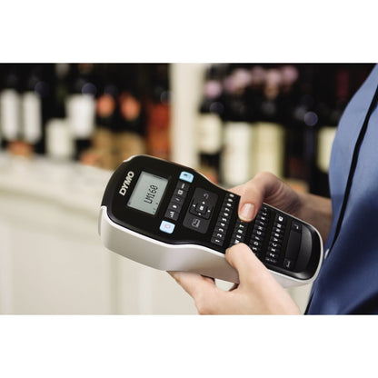 DYMO® Beschriftungsgerät LabelManagerT 160 1 Display-Zeile 6 Schriftgrößen 2 Druckzeilen inkl. D1-Starter-Schriftbandkassette (12 mm x 3 m, schwarz auf weiß)