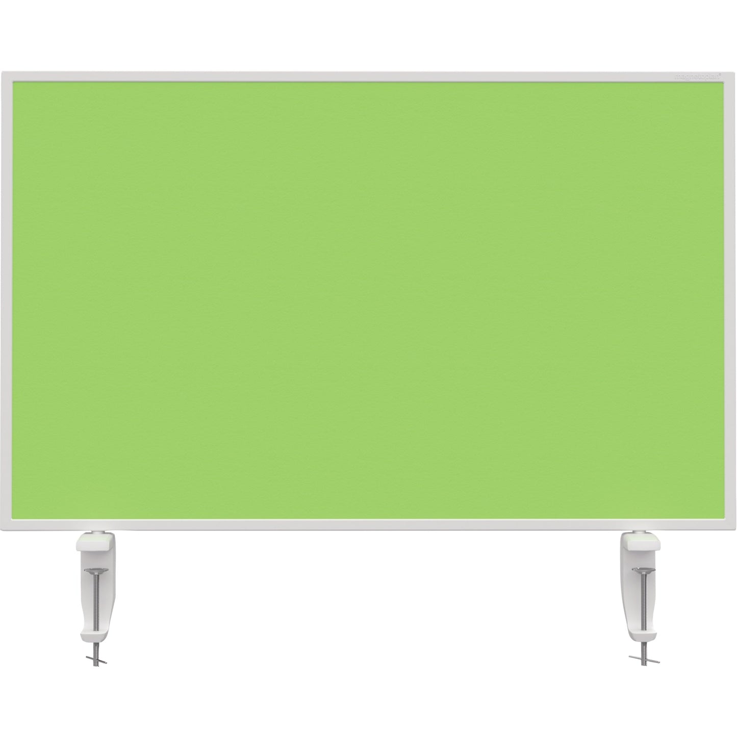 magnetoplan® Tischtrennwand VarioPin 80 x 50 cm (B x H) 2cm schwer entflammbar grün