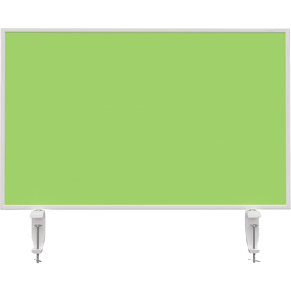 magnetoplan® Tischtrennwand VarioPin 80 x 50 cm (B x H) 2cm schwer entflammbar grün