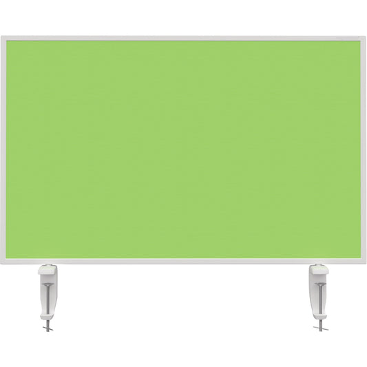magnetoplan® Tischtrennwand VarioPin 80 x 50 cm (B x H) 2cm schwer entflammbar grün
