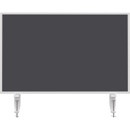 magnetoplan® Tischtrennwand VarioPin 80 x 50 cm (B x H) 2cm schwer entflammbar grau
