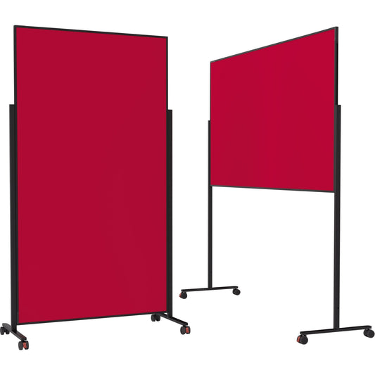 magnetoplan® Moderationstafel Design VarioPin Maße der Oberfläche: 100 x 180 cm (B x H) Filz rot